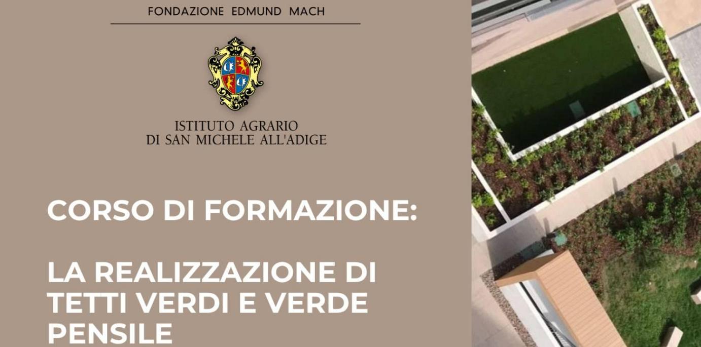 Locandina Corso di Formazione La realizzazione di tetti verdi e verde pensile