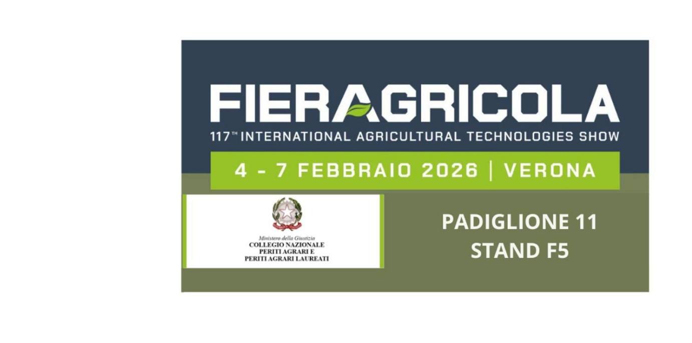 Fieragricola Verona 4/7 Febbraio 2026 - CNPAPAL e GSPA ENPAIA presenti tutta la durata della Fiera al Pad. 11 Stand F5