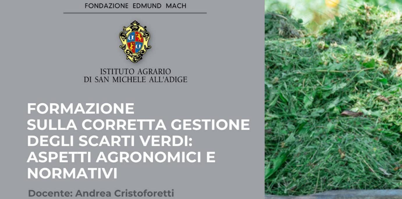 Locandina Corso di Formazione Corretta gestione degli scarti verdi [...]