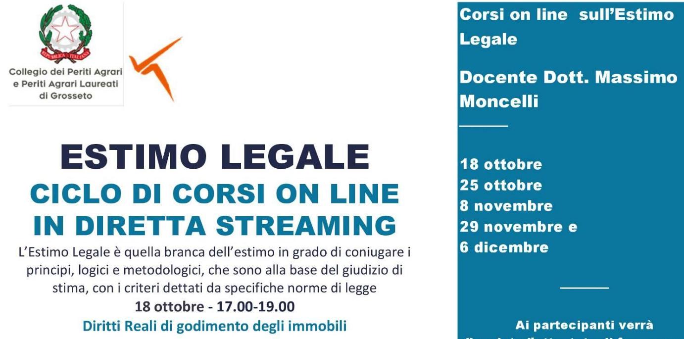 ESTIMO LEGALE - CICLO DI CORSI PER CONSULENTI TECNICI FORENSI
