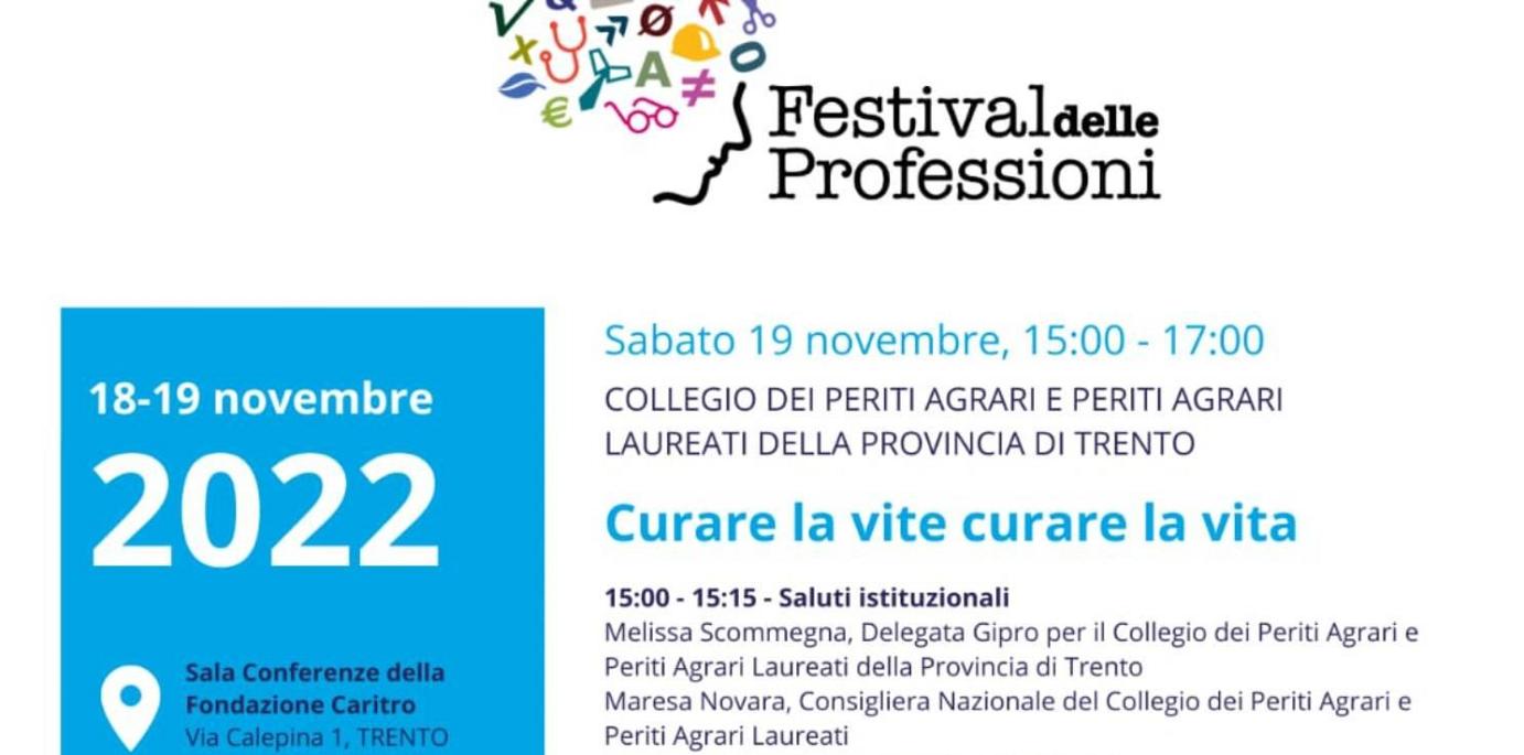 CURARE LA VITE CURARE LA VITA - sabato 19 novembre 2022 - Fondazione Caritro - Via Calepina, 1 - TRENTO
