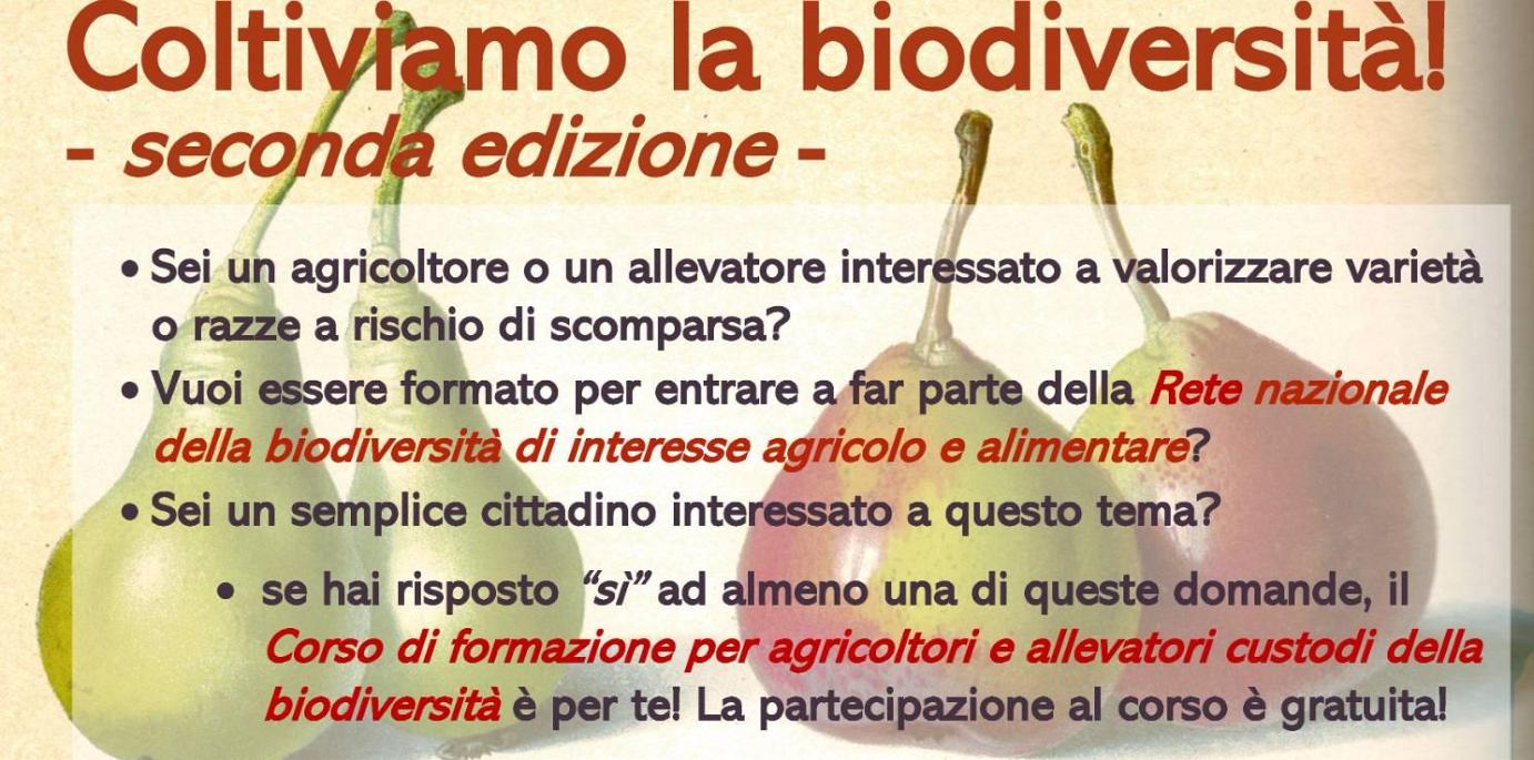 Coltiviamo la biodiversità! Seconda Edizione - evento FEM iscrizioni entro il 26.01.2024