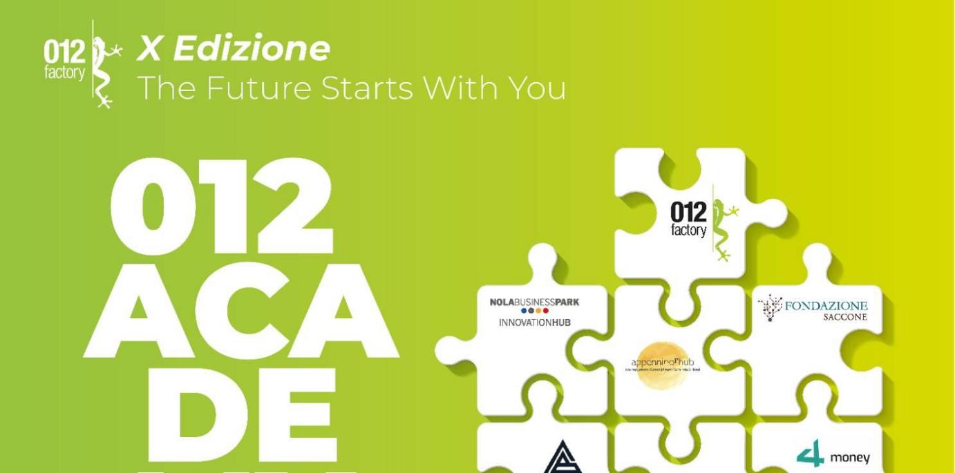 012Academy X ed. Apertura Call 2023 | scadenza 19 marzo