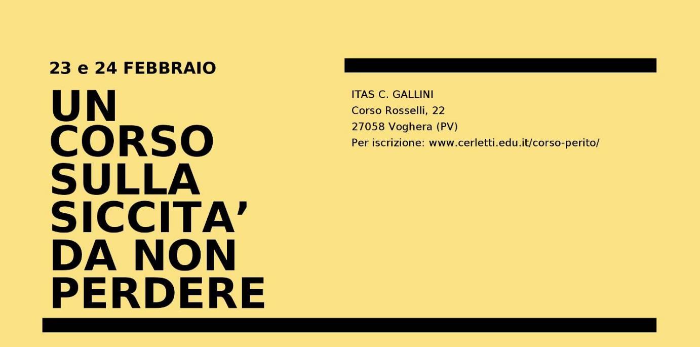 Corso di Aggiornamento 2023 PERITO ESTIMATORE danni da avversità atmosferiche VOGHERA (PV) 23 e 24 Febbraio 2023
